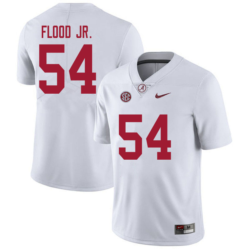 Men's Alabama Crimson Tide Kyle Flood Jr. #54 2020 White College Stitched Football Jersey 23BS077GN